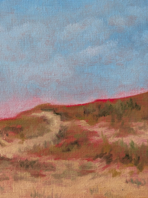 "Golden Dunes, The Hague" oil on linen 24 x 30 cm